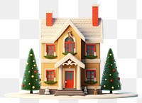 PNG Christmas decoration house christmas decorations. AI generated Image by rawpixel.