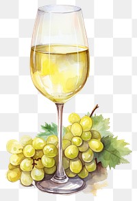 PNG Grapes drink glass food. 