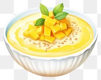 PNG Bowl dessert food meal. AI generated Image by rawpixel.