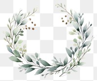 PNG Wreath pattern plant  