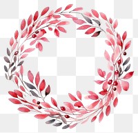 PNG Pattern wreath white background celebration. 