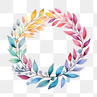 PNG Pattern wreath white background celebration. 
