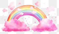 PNG Rainbow pink backgrounds creativity. 