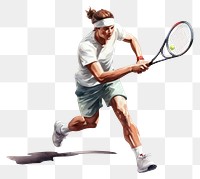 PNG Tennis sports footwear racket. AI generated Image by rawpixel.