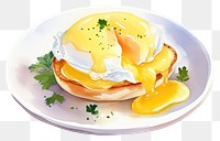 PNG Plate egg food white background. AI generated Image by rawpixel.