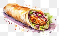 PNG Food burrito paper vegetable. 