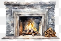 PNG Fireplace hearth architecture firewood