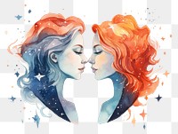 PNG Painting portrait kissing drawing. 