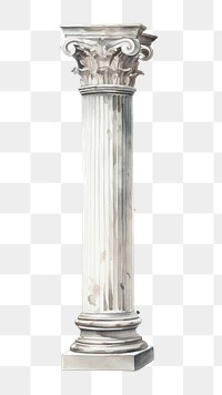 PNG Architecture column colonnade sculpture