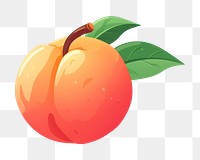 PNG Apricot fruit plant food. AI generated Image by rawpixel.