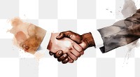 PNG Handshake togetherness agreement person. AI generated Image by rawpixel.
