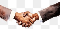 PNG Handshake togetherness agreement weaponry. 