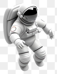 PNG Astronaut person white robot. 