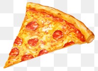 Pizza food pepperoni flatbread. AI generated Image by rawpixel.
