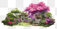 PNG Garden architecture outdoors backyard transparent background