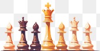PNG Chess game intelligence chessboard. AI generated Image by rawpixel.