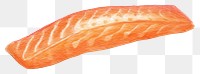 PNG Salmon seafood sushi invertebrate transparent background