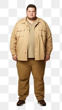 PNG Adult khaki man outerwear