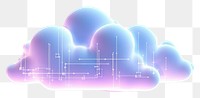 PNG Technology cloud abstract computer. 