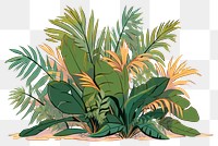 PNG Plant vegetation outdoors tropics. AI generated Image by rawpixel.