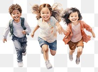 PNG Portrait footwear child togetherness. AI generated Image by rawpixel.