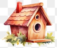PNG Architecture birdhouse playhouse building. AI generated Image by rawpixel.