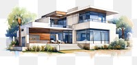 PNG Architecture building house villa. AI generated Image by rawpixel.