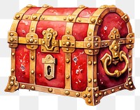 PNG Treasure box container suitcase. AI generated Image by rawpixel.