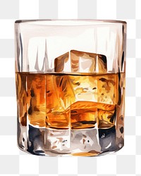 PNG Glass whiskey whisky drink. AI generated Image by rawpixel.
