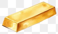 PNG Gold paper rectangle currency. 