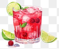 PNG Cocktail mojito fruit drink. AI generated Image by rawpixel.