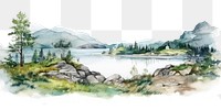PNG Landscape nature wilderness outdoors. AI generated Image by rawpixel.