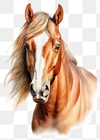 PNG Horse portrait drawing animal. AI generated Image by rawpixel.