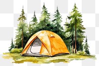 PNG Outdoors camping nature tent. 