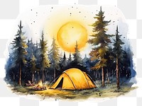 PNG Outdoors camping nature tent. AI generated Image by rawpixel.