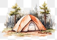 PNG Outdoors camping plant tent. AI generated Image by rawpixel.