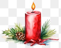 PNG Candle christmas white background illuminated. AI generated Image by rawpixel.