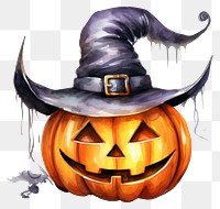 PNG Halloween pumpkin face anthropomorphic