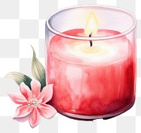 PNG Candle flower white background creativity. AI generated Image by rawpixel.