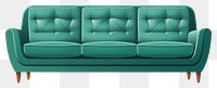 PNG Furniture cushion sofa transparent background. 