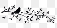 PNG Silhouette pattern bird creativity. 