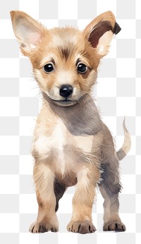 PNG Mammal animal puppy pet. AI generated Image by rawpixel.