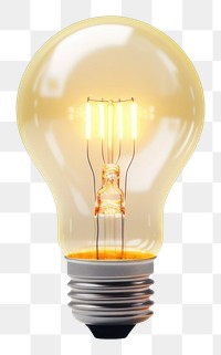 PNG Light lightbulb electricity illuminated. AI generated Image by rawpixel.