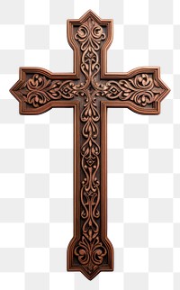 PNG Crucifix symbol cross spirituality. AI generated Image by rawpixel.