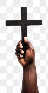 PNG Cross hand holding symbol. 