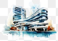 PNG Architecture building city transportation. AI generated Image by rawpixel.
