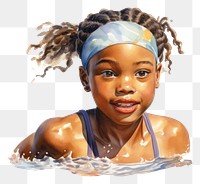 PNG Swimwear swimming portrait sports. 