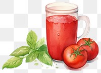 PNG Tomato juice vegetable drink. 