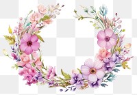 PNG Pattern flower wreath plant. 