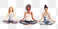 PNG Sports adult yoga spirituality. AI generated Image by rawpixel.